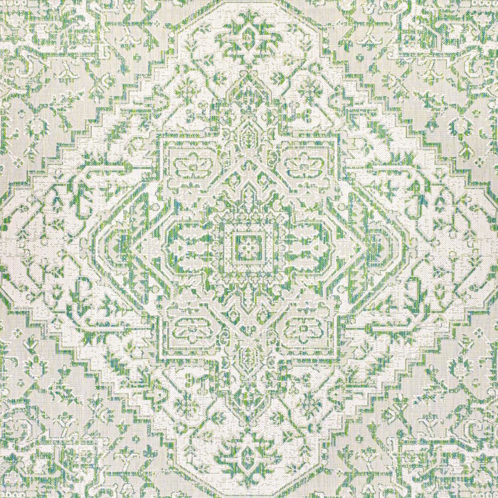 Dean Bohemian Medallion Textured Weave Indoor/outdoor Area Rug