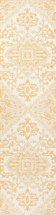 Dean Bohemian Medallion Textured Weave Indoor/outdoor Area Rug