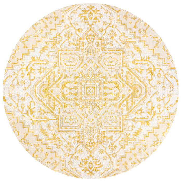 Dean Bohemian Medallion Textured Weave Indoor/outdoor Area Rug