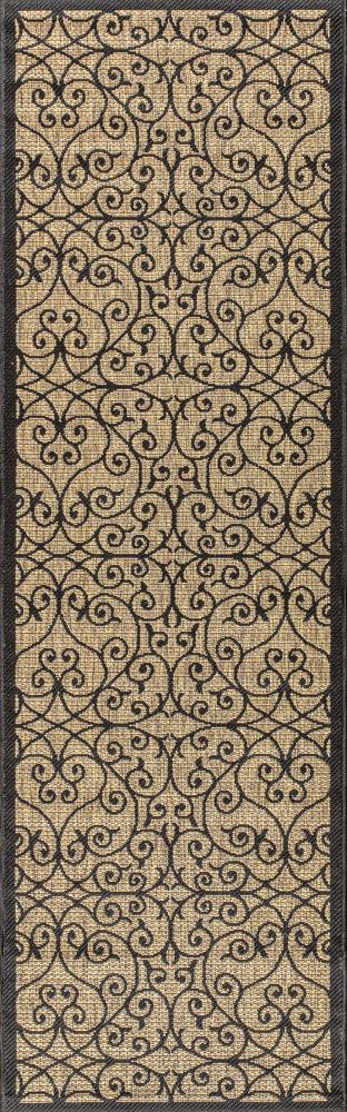 Travis Vintage Filigree Textured Weave Indoor/outdoor Area Rug