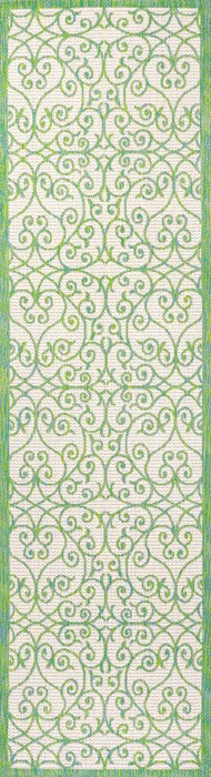 Travis Vintage Filigree Textured Weave Indoor/outdoor Area Rug