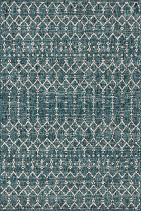 Dean Moroccan Geometric Textured Weave Indoor/outdoor Area Rug