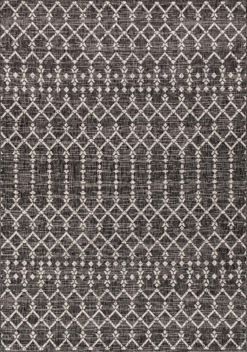 Dean Moroccan Geometric Textured Weave Indoor/outdoor Area Rug