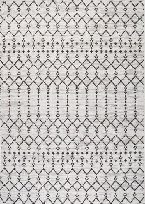 Dean Moroccan Geometric Textured Weave Indoor/outdoor Area Rug