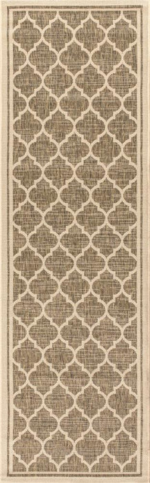 Matthews Moroccan Trellis Textured Weave Indoor/outdoor Area Rug