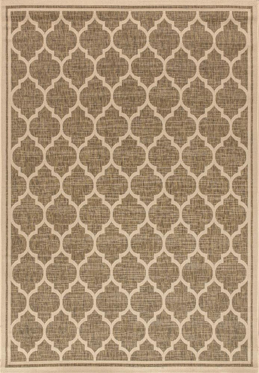 Matthews Moroccan Trellis Textured Weave Indoor/outdoor Area Rug