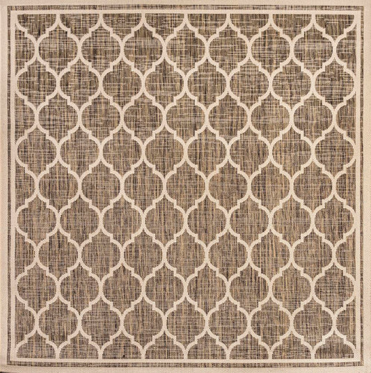 Matthews Moroccan Trellis Textured Weave Indoor/outdoor Area Rug