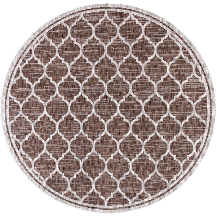 Matthews Moroccan Trellis Textured Weave Indoor/outdoor Area Rug