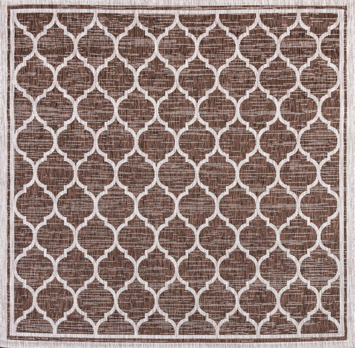 Matthews Moroccan Trellis Textured Weave Indoor/outdoor Area Rug