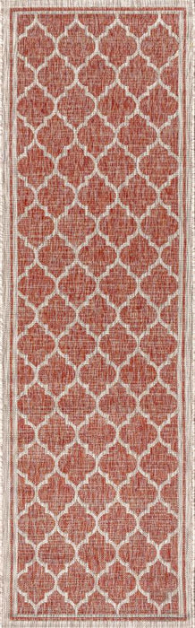 Matthews Moroccan Trellis Textured Weave Indoor/outdoor Area Rug