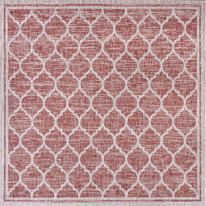 Matthews Moroccan Trellis Textured Weave Indoor/outdoor Area Rug