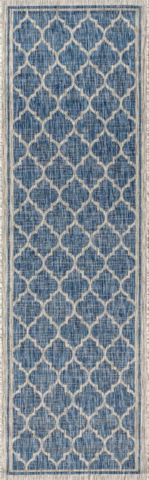 Matthews Moroccan Trellis Textured Weave Indoor/outdoor Area Rug