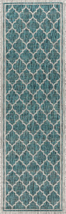 Matthews Moroccan Trellis Textured Weave Indoor/outdoor Area Rug