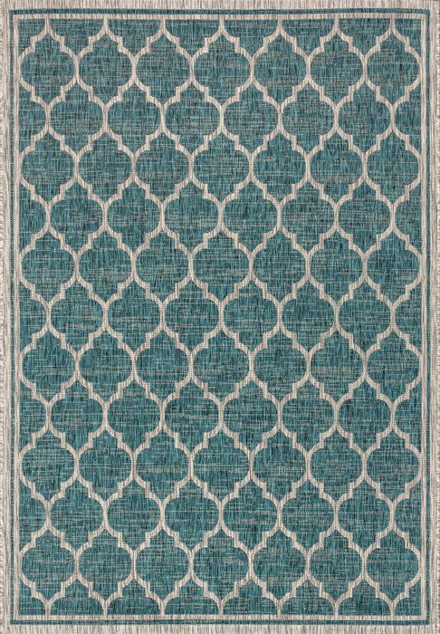 Matthews Moroccan Trellis Textured Weave Indoor/outdoor Area Rug