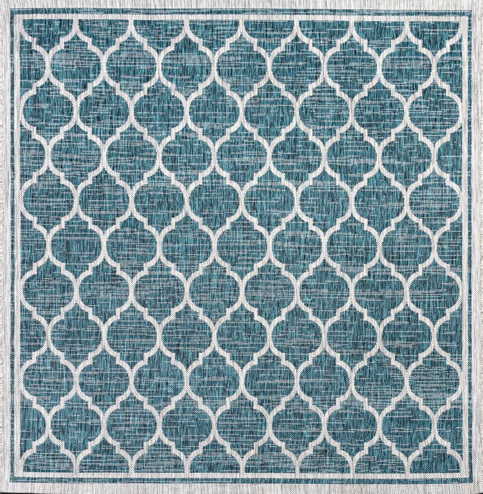 Matthews Moroccan Trellis Textured Weave Indoor/outdoor Area Rug