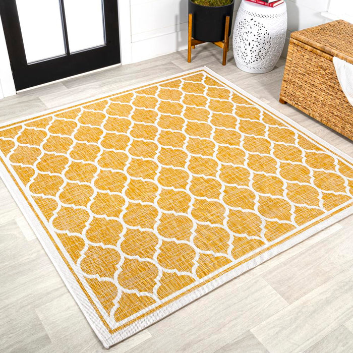 Matthews Moroccan Trellis Textured Weave Indoor/outdoor Area Rug