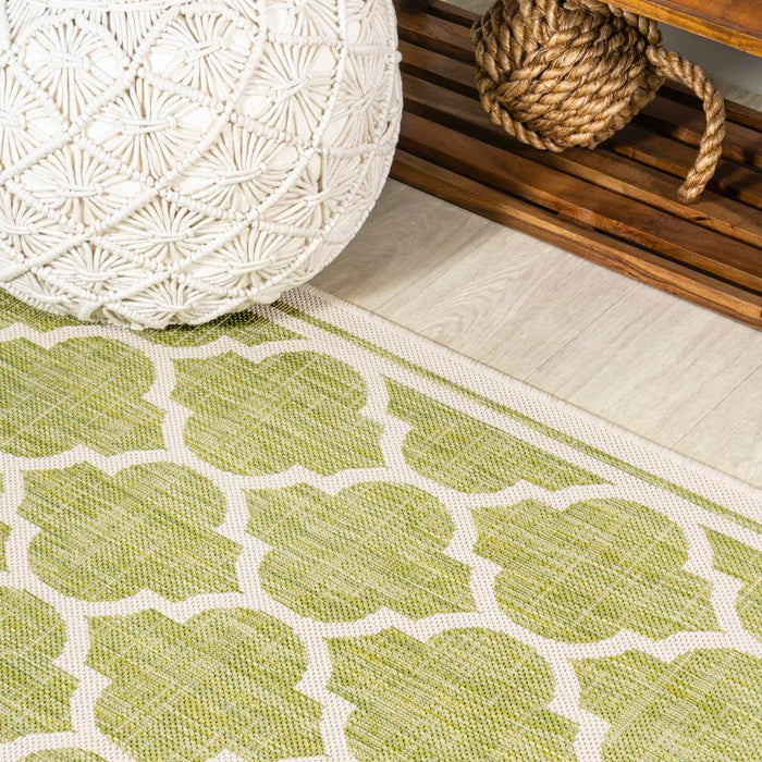 Matthews Moroccan Trellis Textured Weave Indoor/outdoor Area Rug