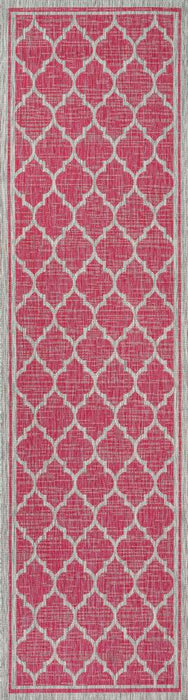 Matthews Moroccan Trellis Textured Weave Indoor/outdoor Area Rug