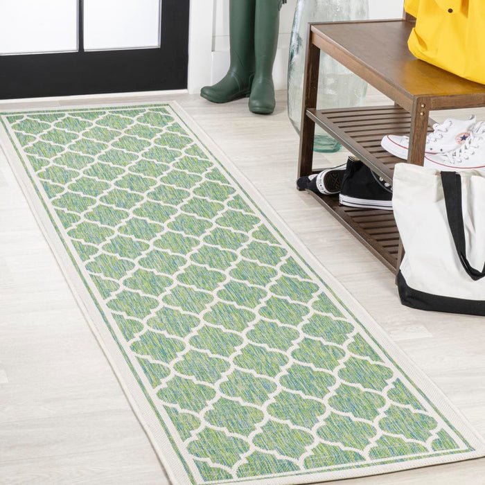 Matthews Moroccan Trellis Textured Weave Indoor/outdoor Area Rug