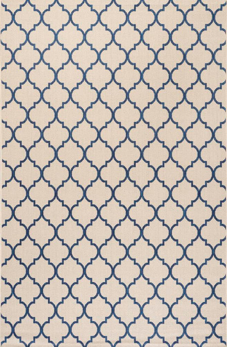 Loire Arabesque Ogee Trellis Indoor/Outdoor Area Rug