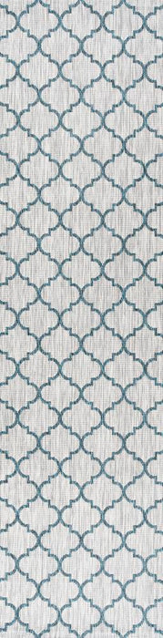 Loire Arabesque Ogee Trellis Indoor/Outdoor Area Rug