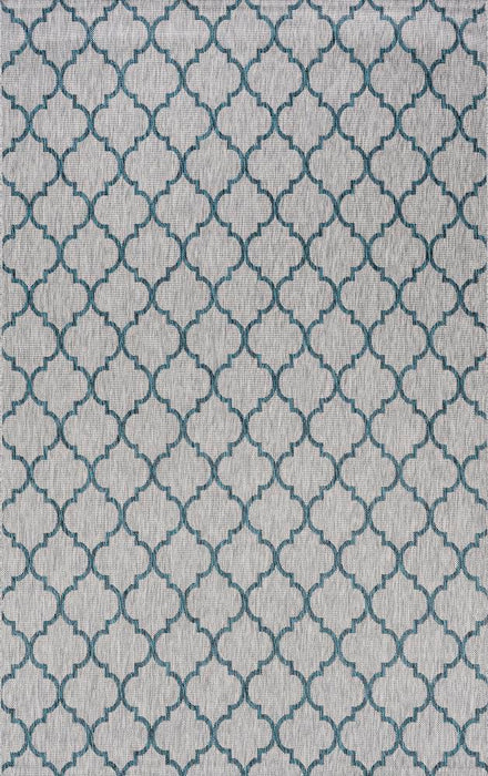 Loire Arabesque Ogee Trellis Indoor/Outdoor Area Rug