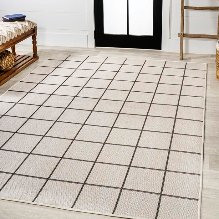 Mae Modern Squares Indoor/outdoor Area Rug