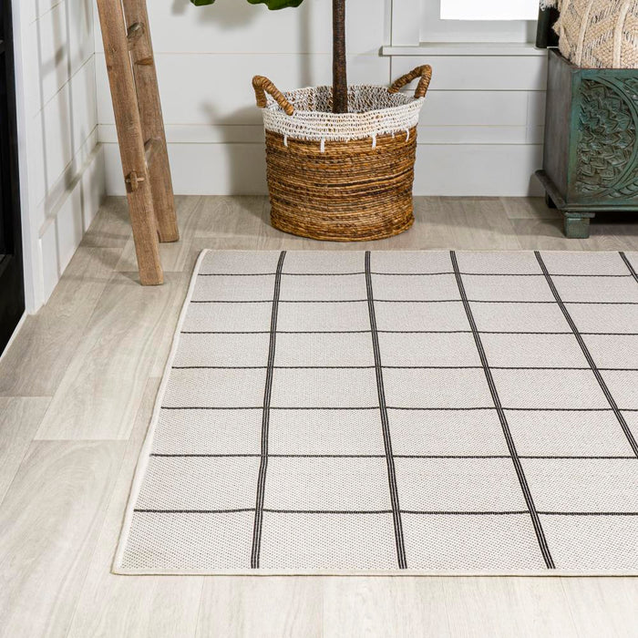 Mae Modern Squares Indoor/outdoor Area Rug