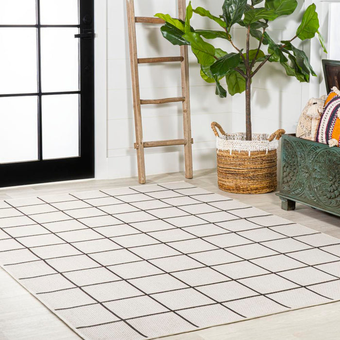 Mae Modern Squares Indoor/outdoor Area Rug