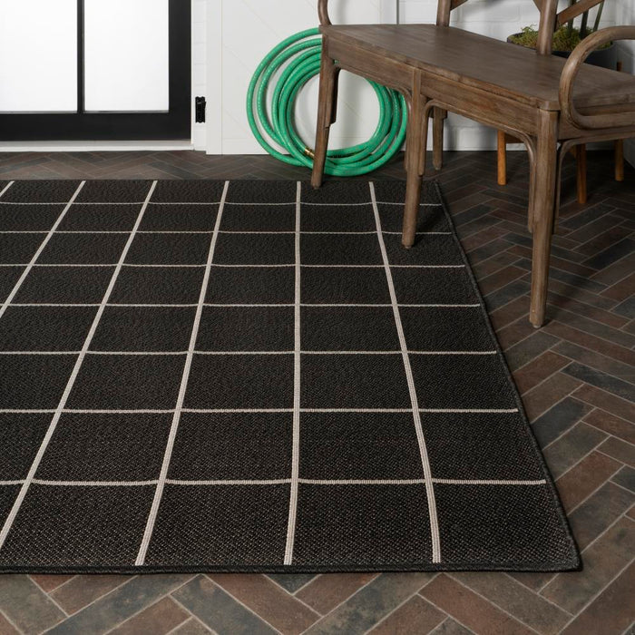 Mae Modern Squares Indoor/outdoor Area Rug