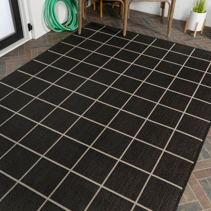 Mae Modern Squares Indoor/outdoor Area Rug