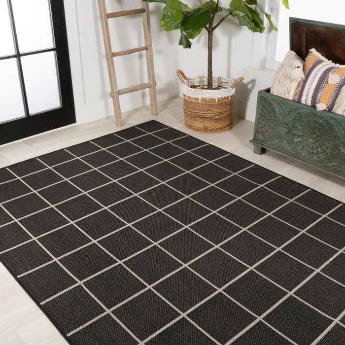 Mae Modern Squares Indoor/outdoor Area Rug