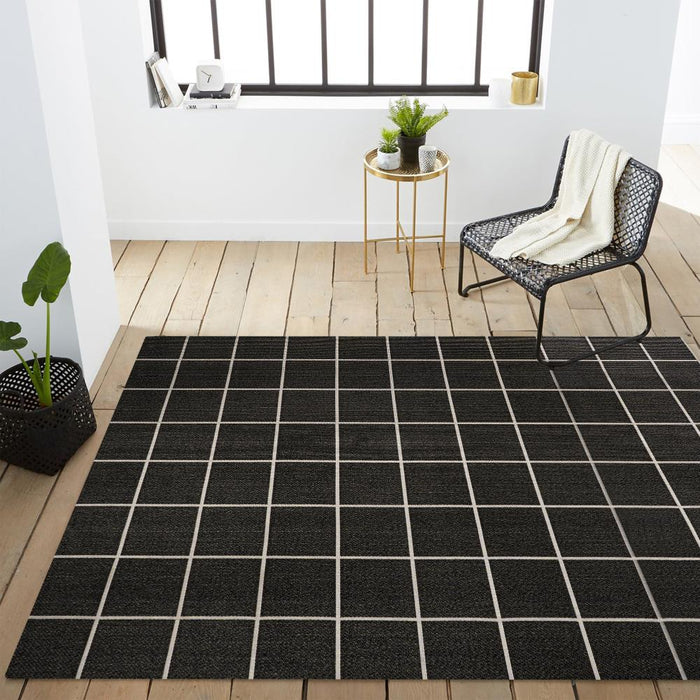 Mae Modern Squares Indoor/outdoor Area Rug